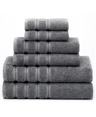 American Soft Linen Edison 100% Cotton Luxury 6-Piece Towel Set