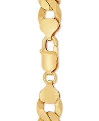 Curb Link 24" Chain Necklace in 18k Gold-Plated Sterling Silver