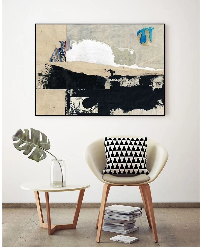 Giant Art 14" x 11" Modern Collage Vi Art Block Framed Canvas