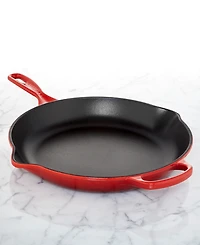 Le Creuset Enameled Cast Iron Skillet with Helper Handle, 11.75"