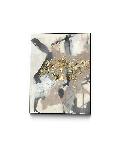 Giant Art 40" x 30" Golden Blush I Art Block Framed Canvas