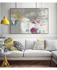 Giant Art 36" x 24" Minute I Art Block Framed Canvas