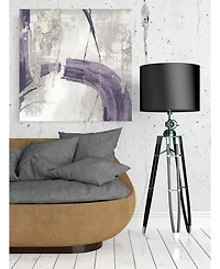 Giant Art 20" x 20" Ink I Lavender Version Museum Mounted Canvas Print