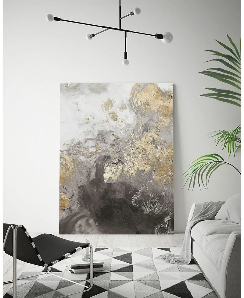 Giant Art 24" x 18" Ocean Splash Ii Version Museum Mounted Canvas Print