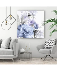 Giant Art 20" x 20" Light Floral I Museum Mounted Canvas Print