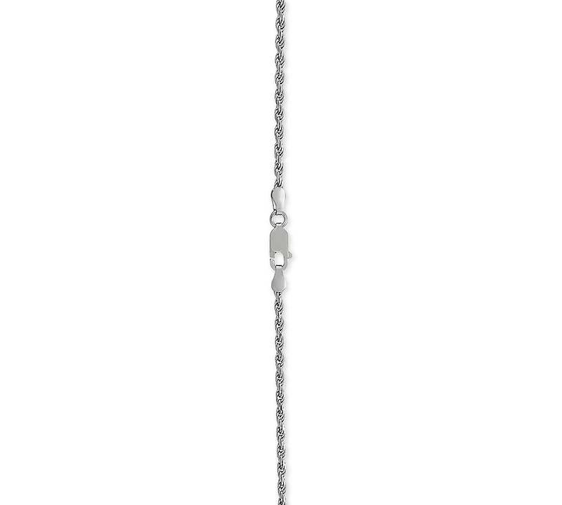 Rope Link 22" Chain Necklace in Sterling Silver