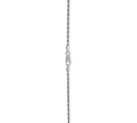 Rope Link 22" Chain Necklace in Sterling Silver