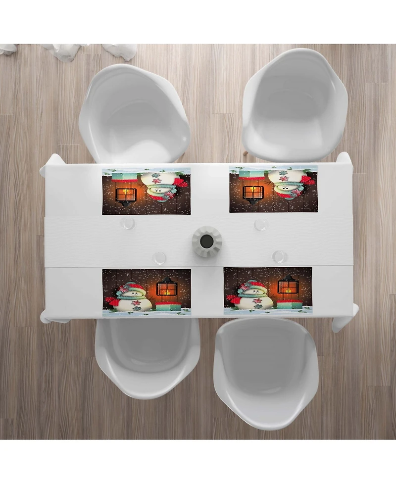 Ambesonne Christmas Place Mats