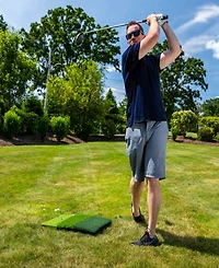 Franklin Sports Golf Practice Mat - All Terrain Tri - Surface Golf Mat