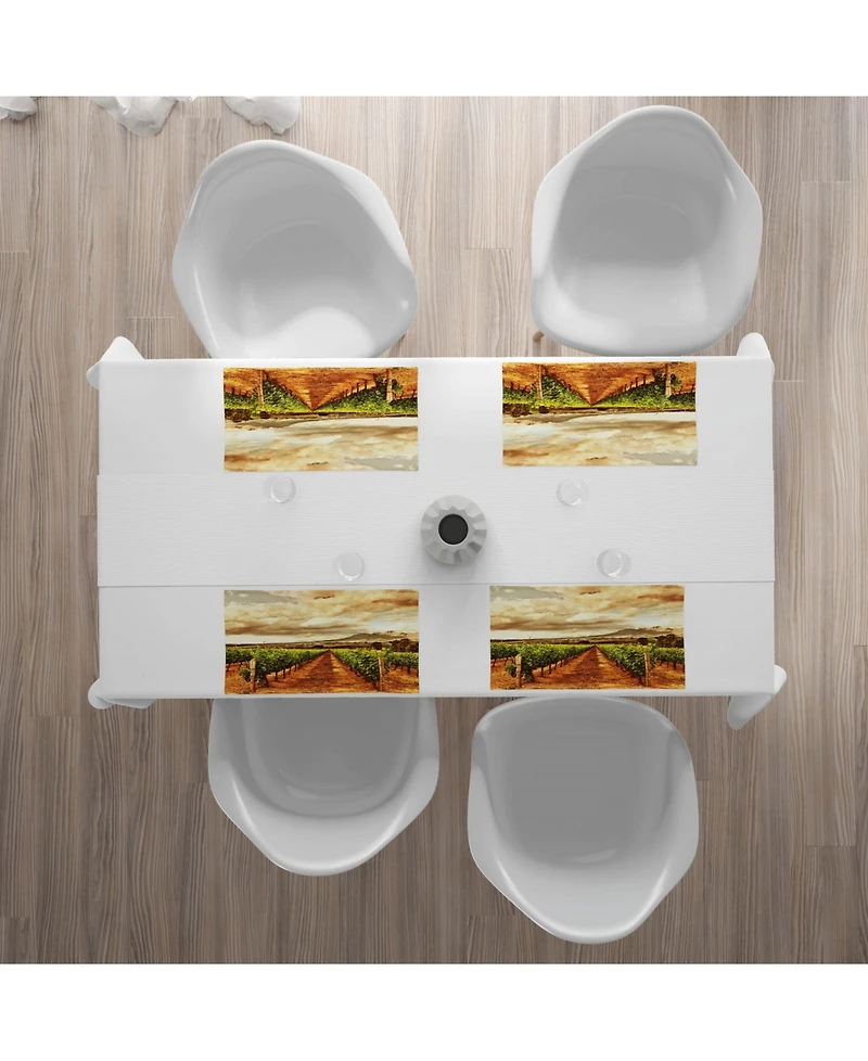 Ambesonne Country Place Mats, Set of 4