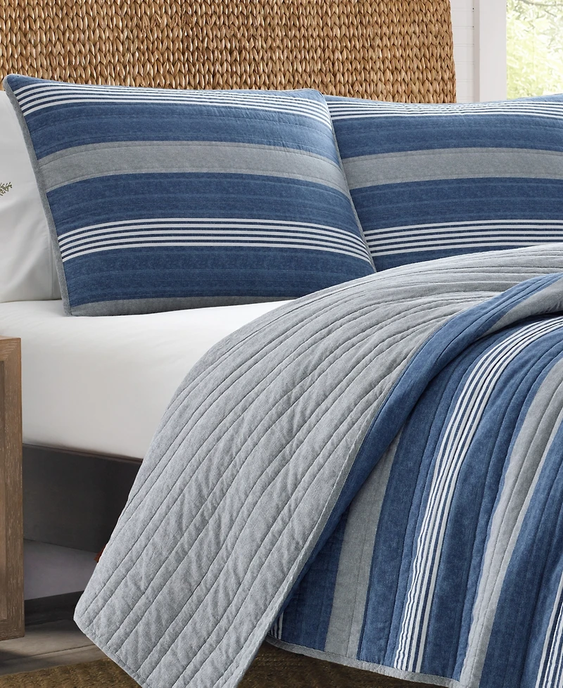 Nautica Saltmarsh Cotton Reversible -Pc. Quilt Set