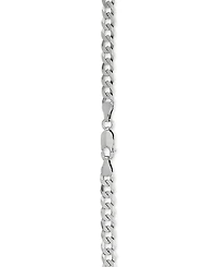 Flat Curb Link 22" Chain Necklace (5mm) 18k Gold-Plated Sterling Silver or