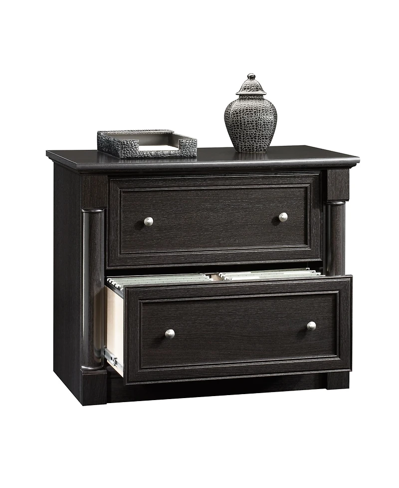 Sauder Palladia File Cabinet, Wind Oak finish