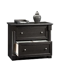 Sauder Palladia File Cabinet, Wind Oak finish