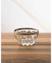Classic Touch Set of 6 Dessert Bowls with Rich Design