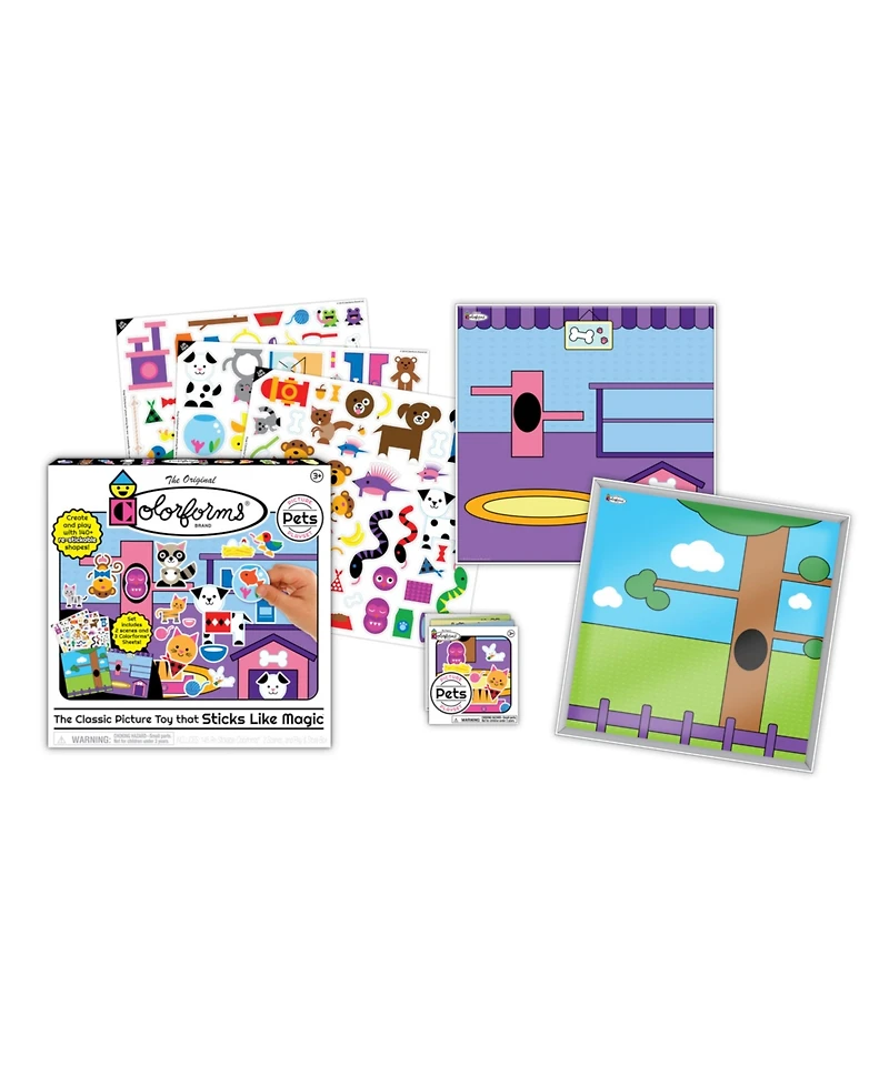 Colorforms Picture Play Set - Pets - The Classic Picture Toy That Sticks Like Magic