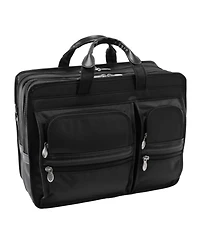 McKlein Clinton, 17" Patented Detachable -Wheeled Laptop Briefcase