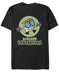 Fifth Sun Men's Dexter's Laboratory Happy Scientist Short Sleeve T- shirt
