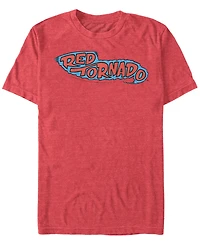 Fifth Sun Dc Men's Red Tornado Classic Logo Short Sleeve T-Shirt