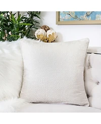 Homey Cozy Chloe Jacquard Plaid Decorative Pillow, 20" x 20"