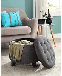 Convenience Concepts Designs4Comfort Round Ottoman
