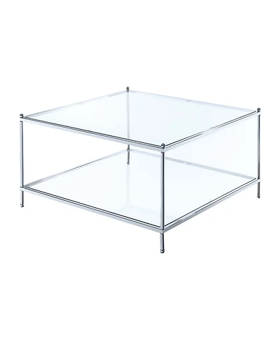 Convenience Concepts Royal Crest Square Coffee Table