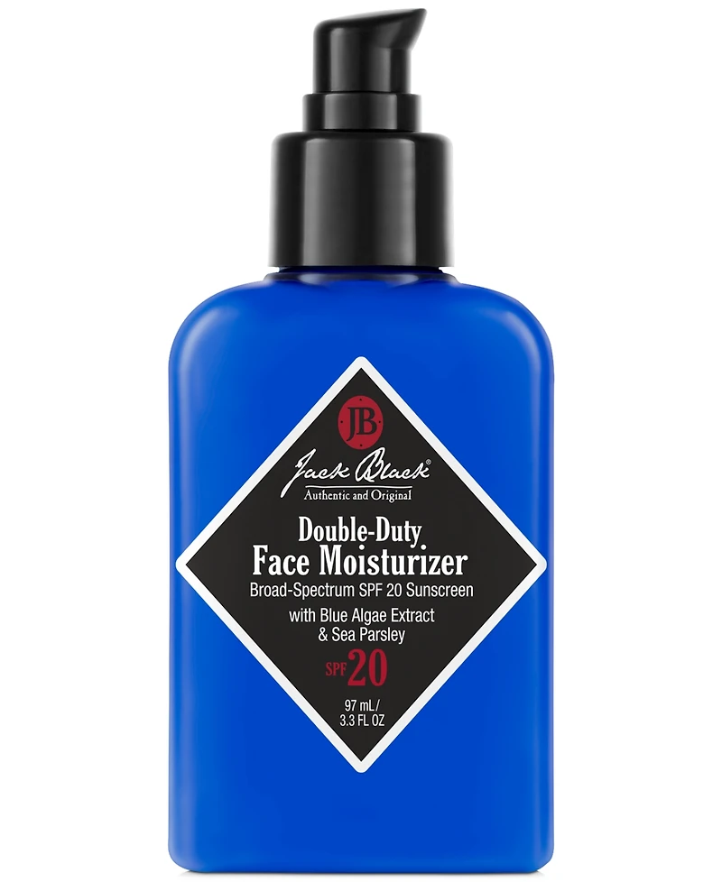 Jack Black Double-Duty Face Moisturizer Spf 20, 3.3 oz.