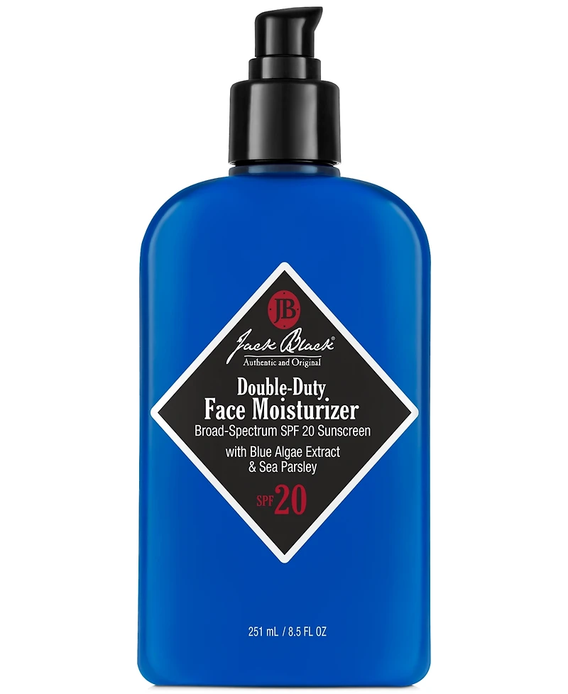 Jack Black Double-Duty Face Moisturizer Spf 20, 8.5 oz.