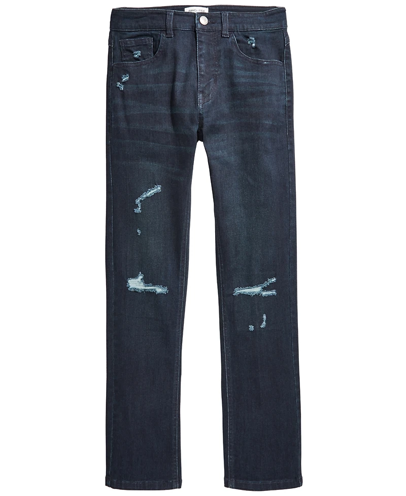 Distressed Denim Slim-Fit Jeans, Big Boys (8-20), Created for Macy's