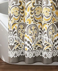 Lush Decor Clara Bohemian Shower Curtain, 72" x