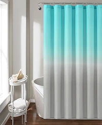 Lush Decor Umbre Fiesta Shower Curtain, 72" x