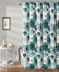 Lush Decor Leah Shower Curtain, 72" x