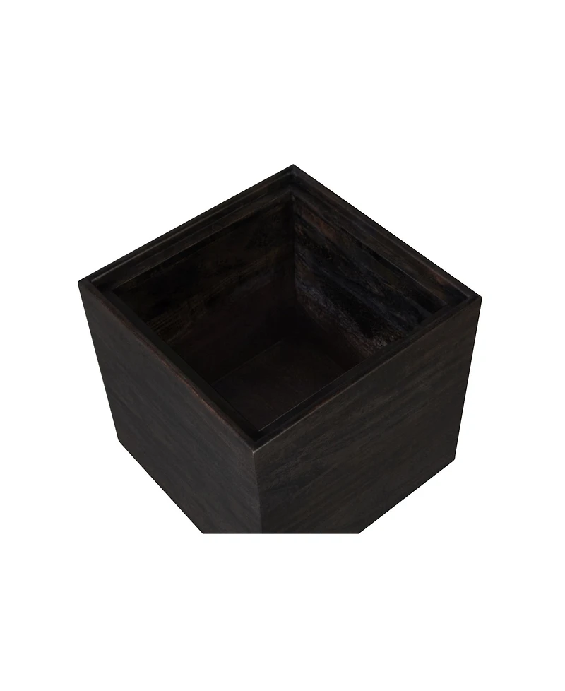 Union Home Solid Wood Storage Ottoman