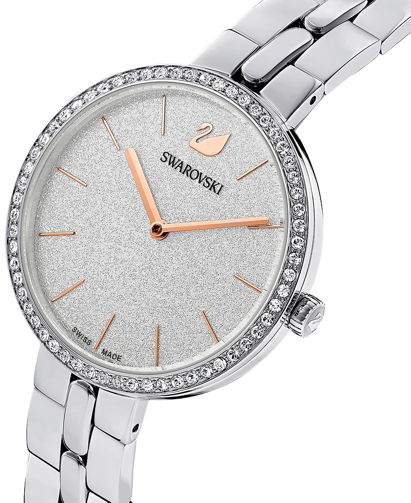 Swarovski Women's Swiss Cosmopolitan Stainless Steel Bracelet Watch 32mm