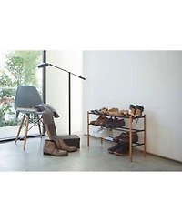 Plain Expandable 3-Tier Shoe Rack