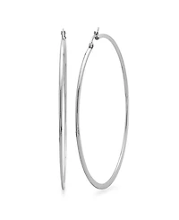 Steeltime Stainless Steel Hoop Earrings