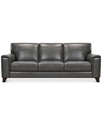 Brayna 88" Classic Leather Sofa, Created for Macy's