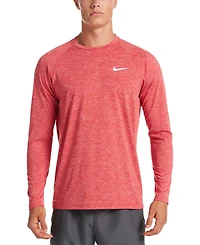 Nike Men's Heather Hydroguard Long Sleeve Swim T-Shirt