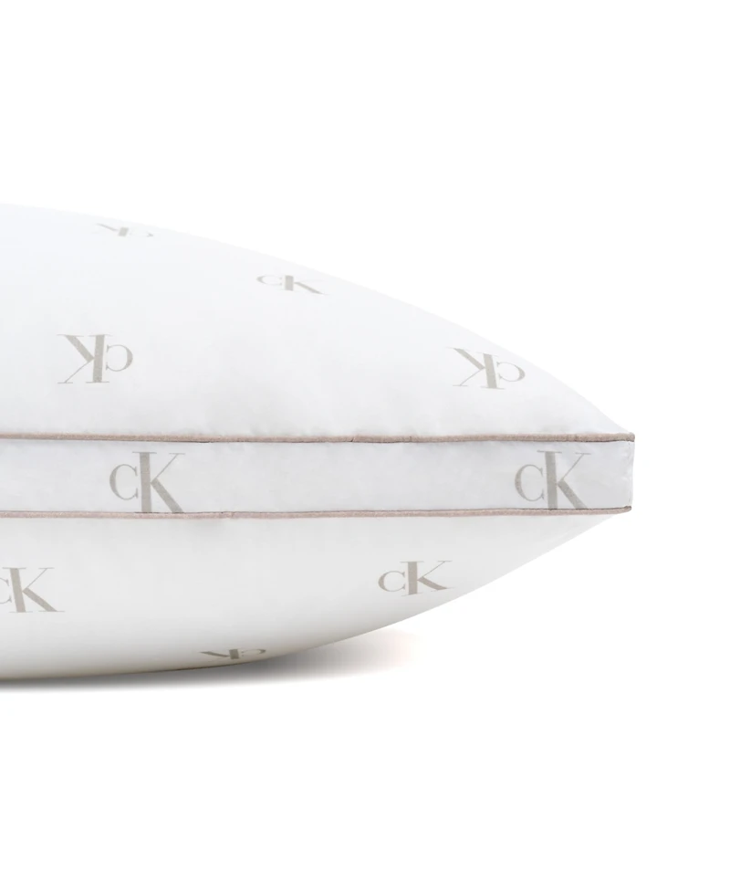 Calvin Klein Monogram Logo Density Collection Cotton Pillow