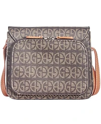 Giani Bernini Block Signature Crossbody Organizer, Exclusively at Macy's