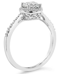 Amethyst (3/4 ct. t.w.) and Diamond Accent Ring Sterling Silver (Also Available Other Gemstones)