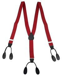Status Men's Button-End Suspenders