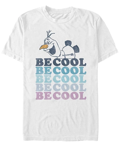 Fifth Sun Men's Olaf Be Cool Short Sleeve Crew T-shirt