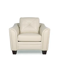 Jaira Tufted Leather Club Chair