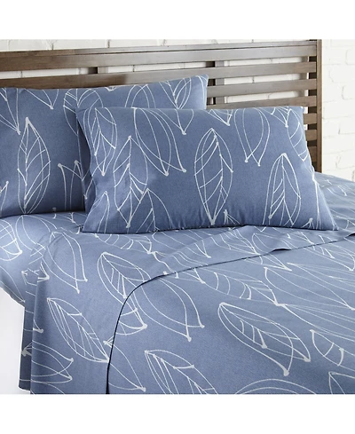 Southshore Fine Linens Modern Foliage Ultra Soft 4-Pc. Sheet Set