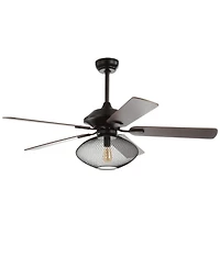 Clift 52" 1-Light Mid-Century Led Ceiling Fan with Remote