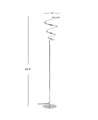 Scribble 60.5" Modern Dimmable Integrated Led Floor Lamp