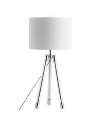 Wyman 30.5" Surveyor's Tripod Crystal, Led Table Lamp