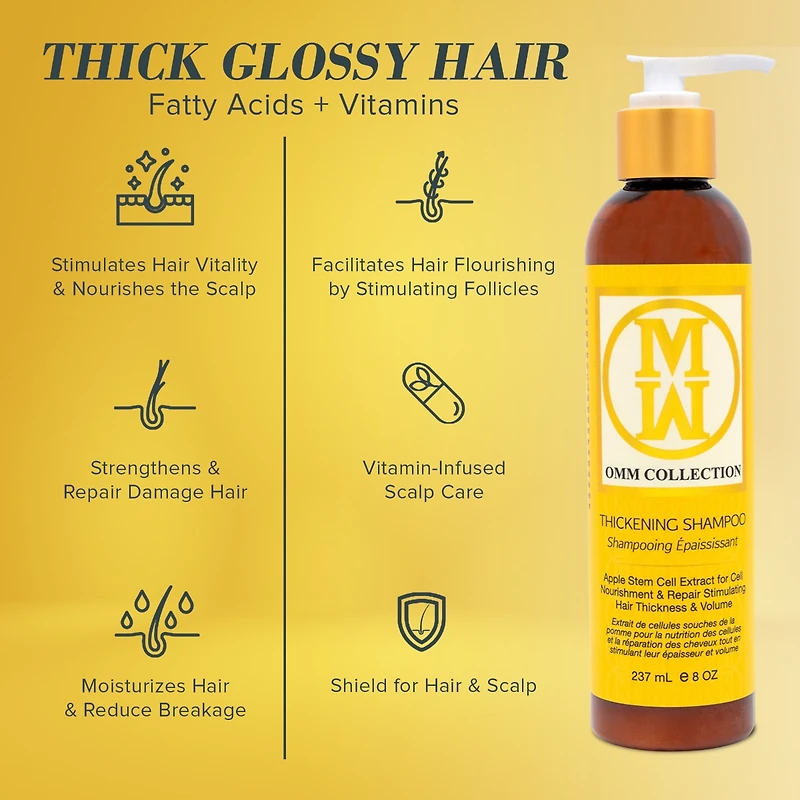 Omm Collection Thickening Shampoo, 8 oz