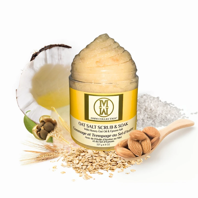 Omm Collection Oat & Honey Bath Salt & Scrub